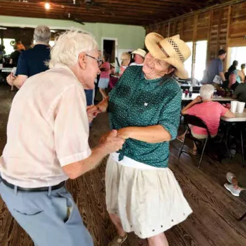 Happy dancers