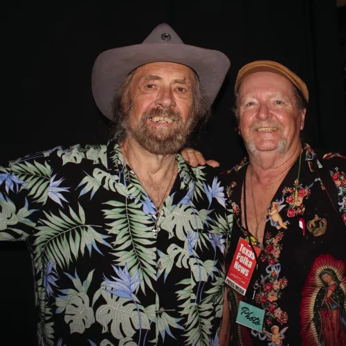 Augie Meyers (left) and Gary E. McKee (right) in 2017.
