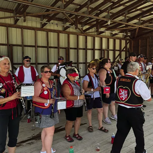 The Wilber Community Czech Band.