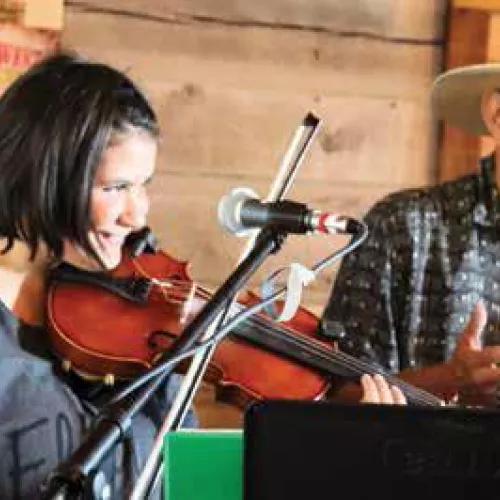 Up-and-coming fiddler Ella Broussard (Ella B) is starting to make a name for herself on the dancehall circuit.