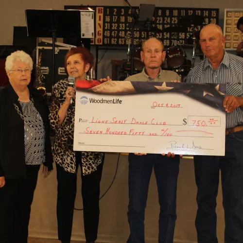 Sealy Dance Club Donation
