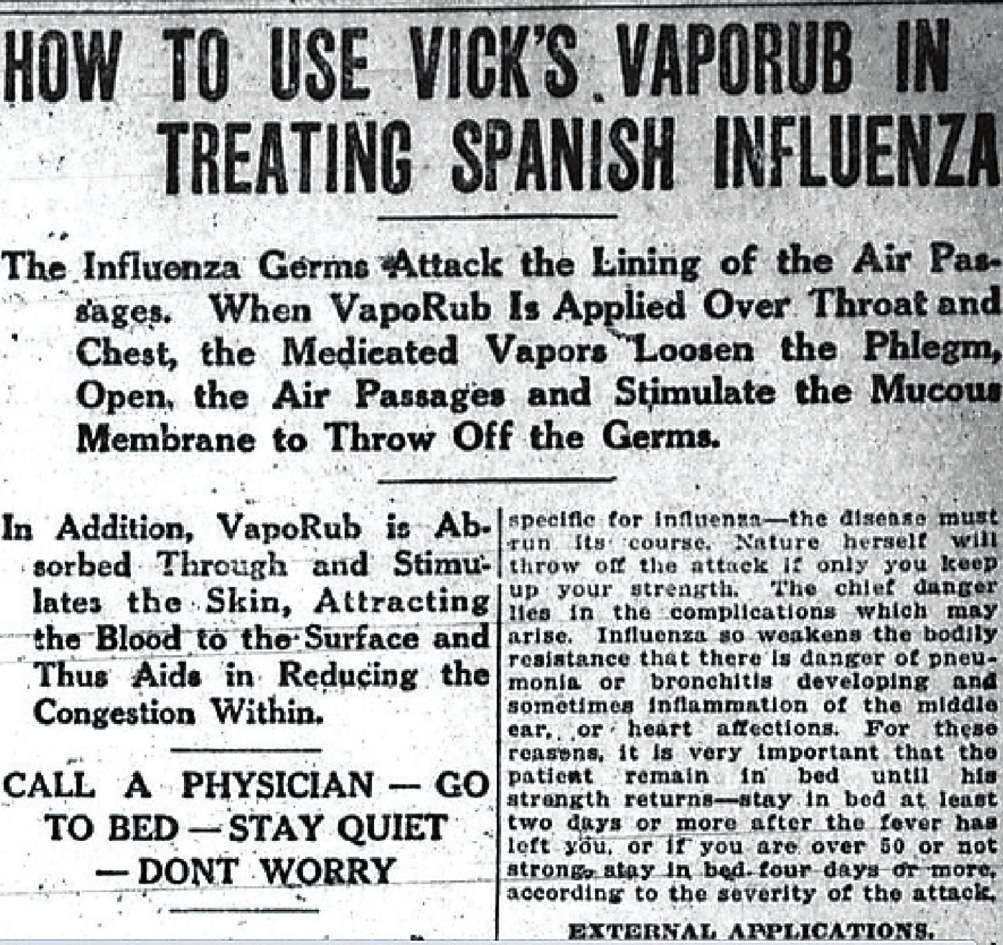 101 Years Ago: Texas During the Spanish Flu