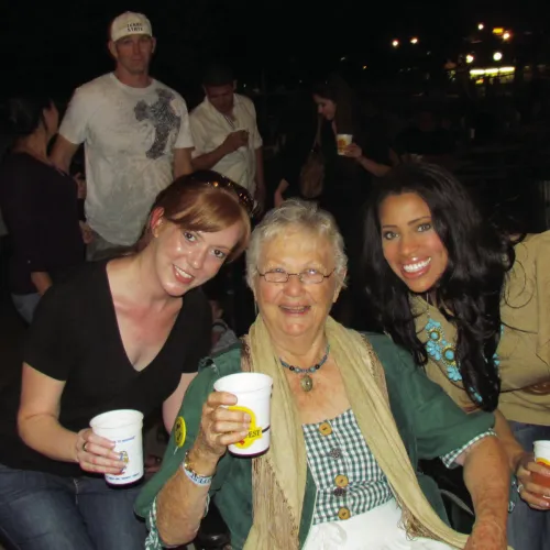 A photo of Pearly Sowel and her family from 2011.